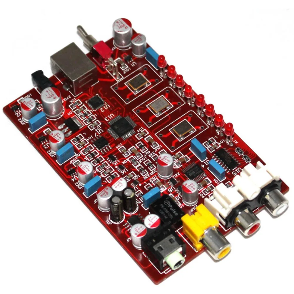 XMOS PCM5102 TDA1308 USB DAC 384 кГц/32 бит кодировщик готовая плата YJ0094|Усилители мощности| |