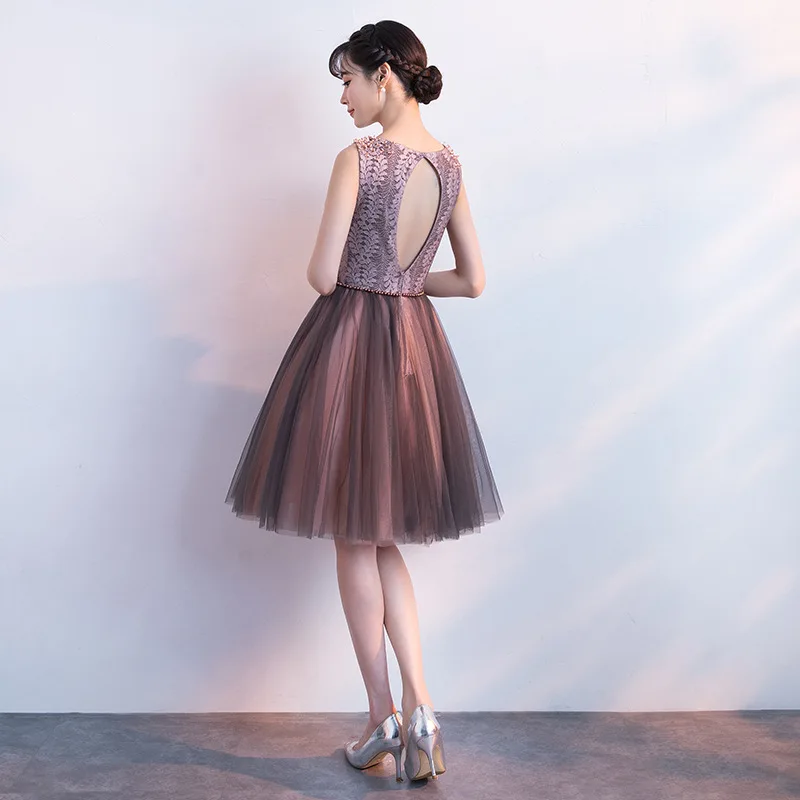 Aswomoye от кутюр короткое вечернее платье с круглым вырезом, расшитое бисером, вечерние платья а-силуэта, платье для выпускного вечера, robe de soiree