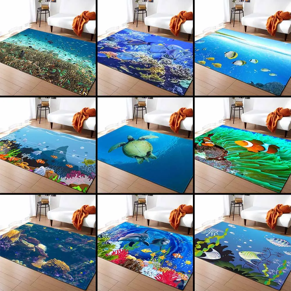 Объемный ковер для океанского мира декоративные коврики детской комнаты из пены