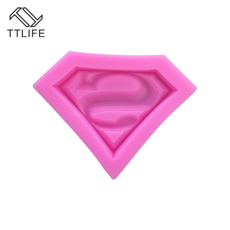 TTLIFE 3D Супермен Силиконовые формы для сахара помадка торт шоколад кухня выпечки