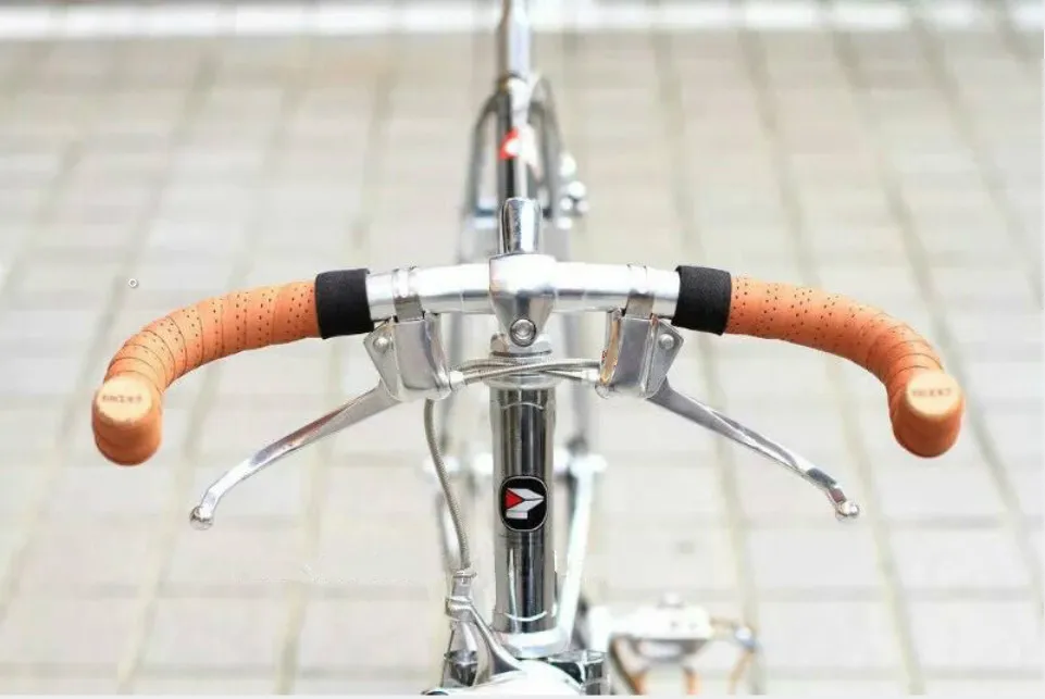 Велосипедный тормозной рычаг DC139 дорожный руль изогнутый черный/серебристый