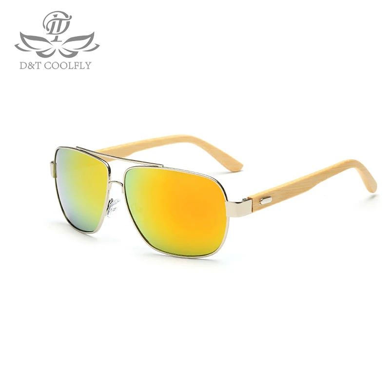 D &amp T модные деревянные солнцезащитные очки мужские и женские летние