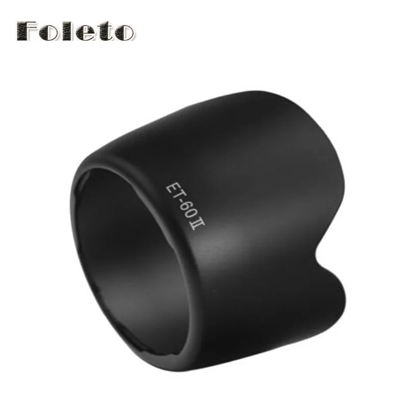 Foleto ET-60II Штык Камеры бленда ET 60 ET60II Объектив капот для Canon 55-250 F/4-5.6 EF75-300III EF-S цветок
