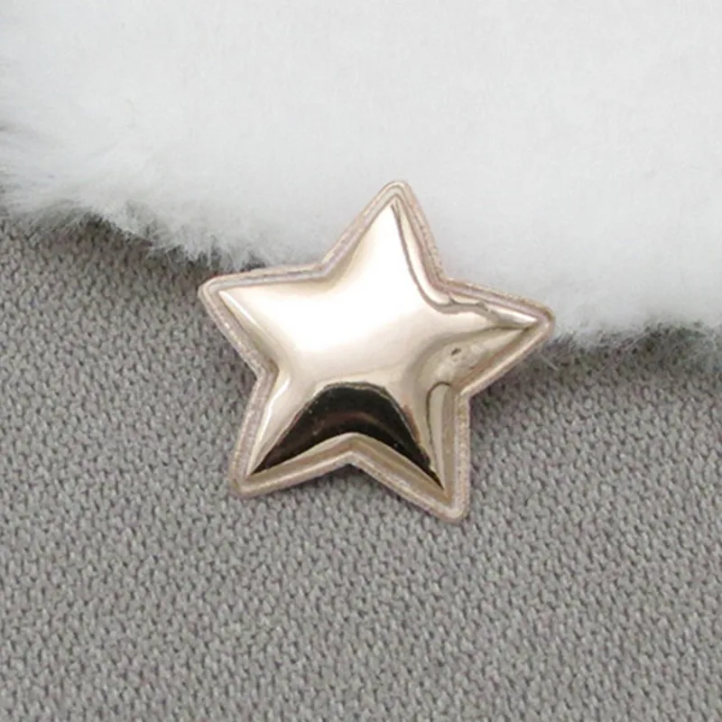 Star champange 81 шт./лот мульти дизайн корона/звезда фетр пентаграмма из искусственной кожи мягкая Аппликация DIY ремесло день рождения торт карты - Цвет: Star champange