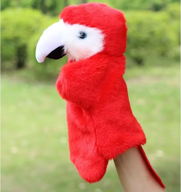 

Plush puppets toy parrot doll Large hand puppet toys for children gifts