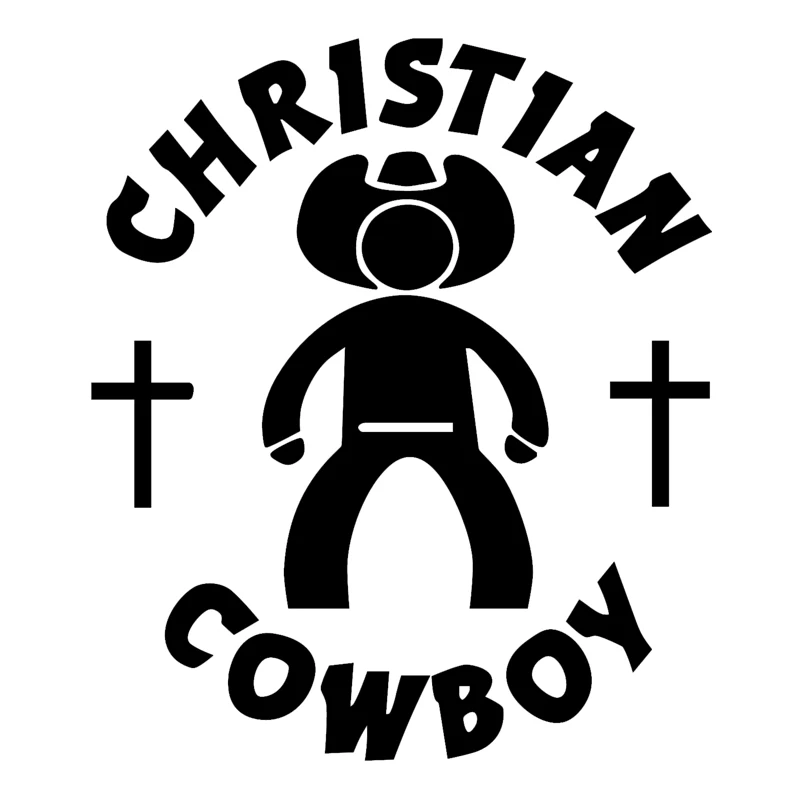 

Christian Cowboy Religious Car Truck Window Wall Laptop Vinyl Decal Sticker Car Accessories Motorcycle Helmet Car Styling