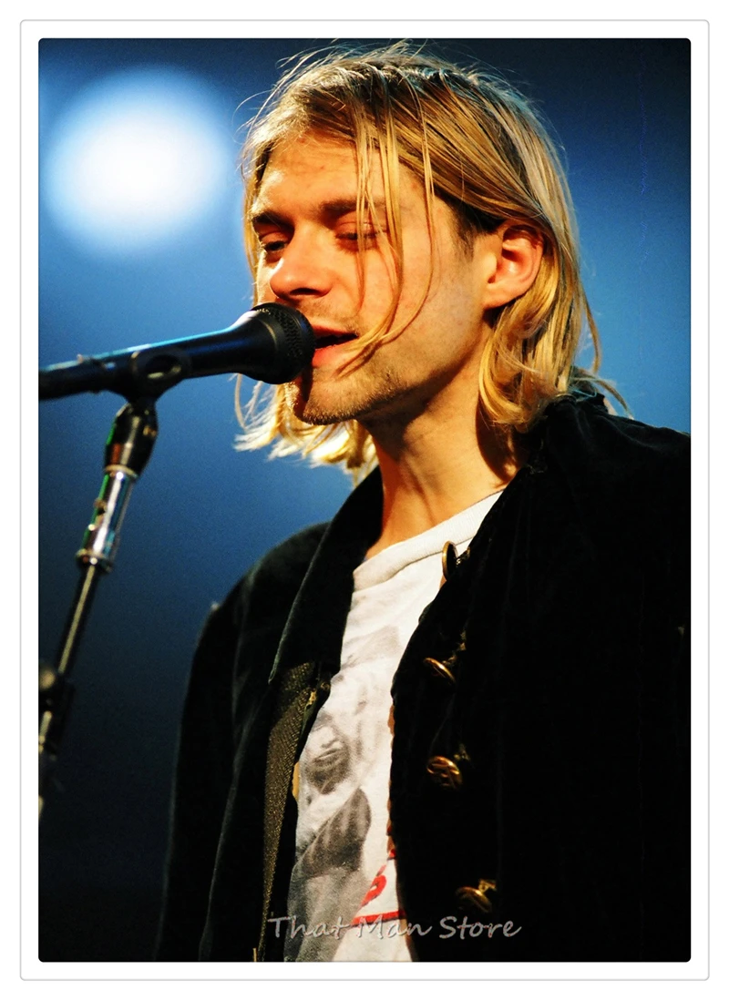 Музыкальная группа Nirvana Kurt Cobain плакат мелованная бумага настенный плакат домашний декор четкое изображение наклейки на стену