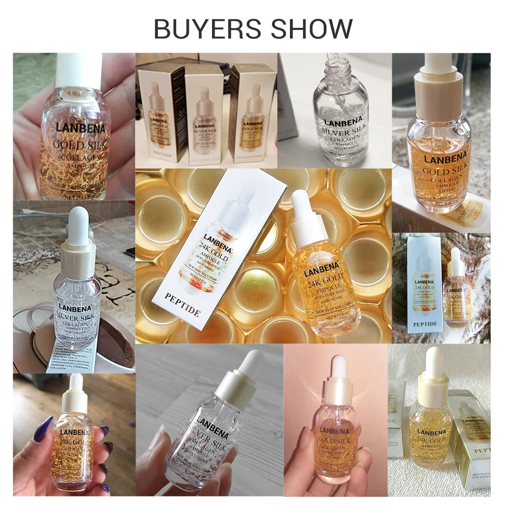 

LANBENA Ampoule Skin Serum Essential Oil Hyaluronic Acid Face Cream Whitening Firming Moisturizing Nourishing Collagen Skin Care