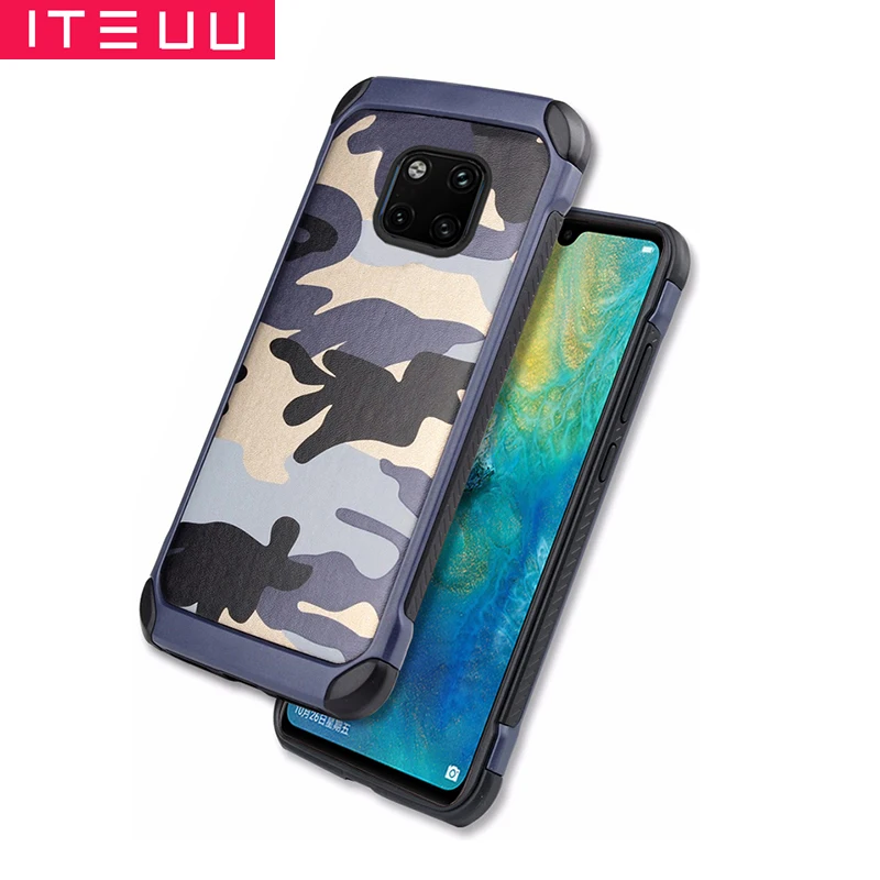ITEUU mate 20/mate 20PRO армейский камуфляжный чехол для huawei mate 20 mate 20 Pro сверхпрочный противоударный чехол-накладка
