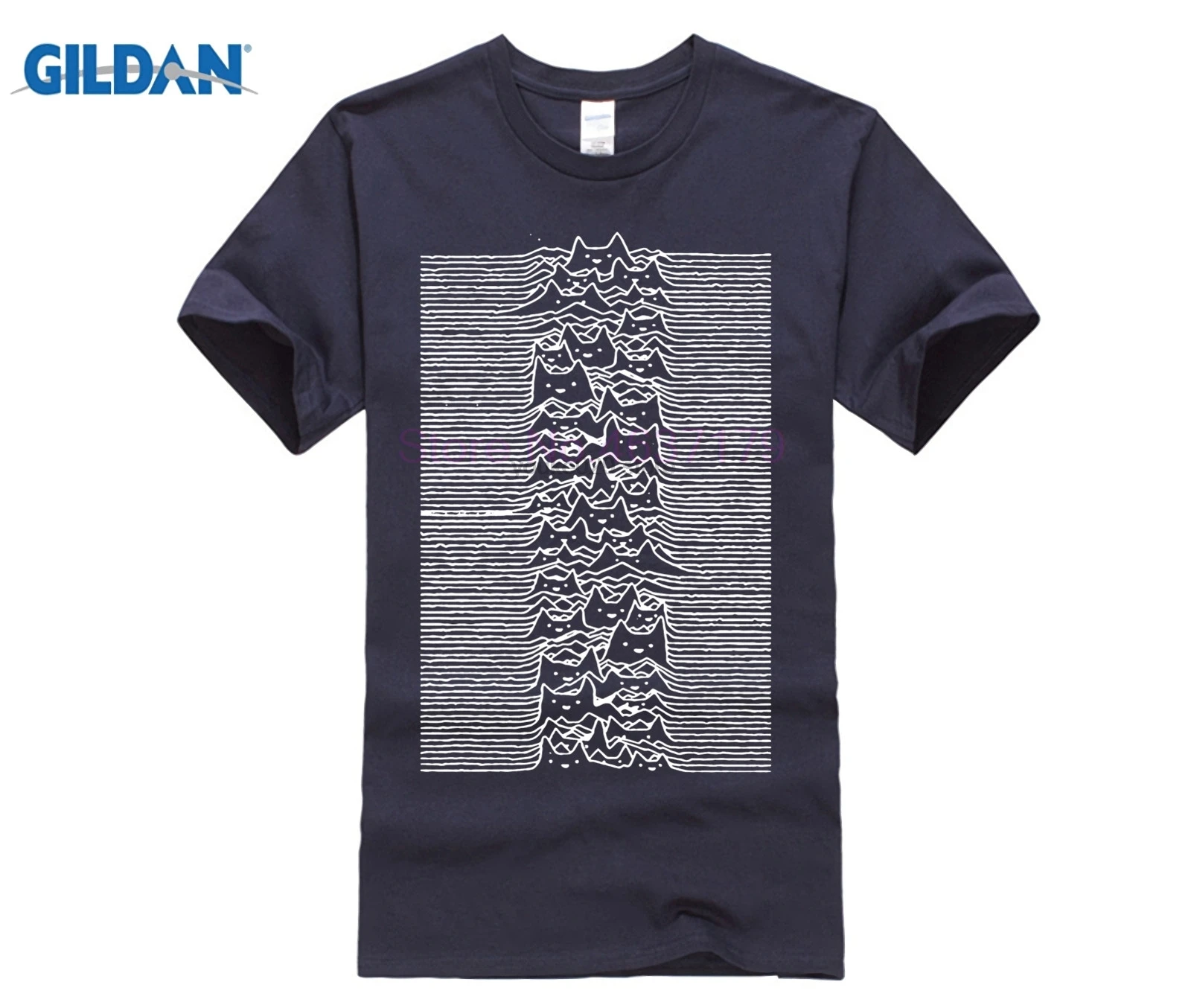 Мужские Забавные футболки Joy Division Unknown Pleasures большие размеры XXXL Hombre с круглым