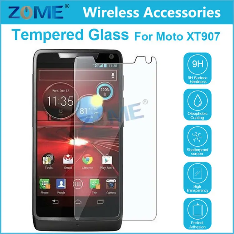 2015 тенденция для moto XT907 Droid RAZR M 9 9н твердость закаленное стекло | Мобильные