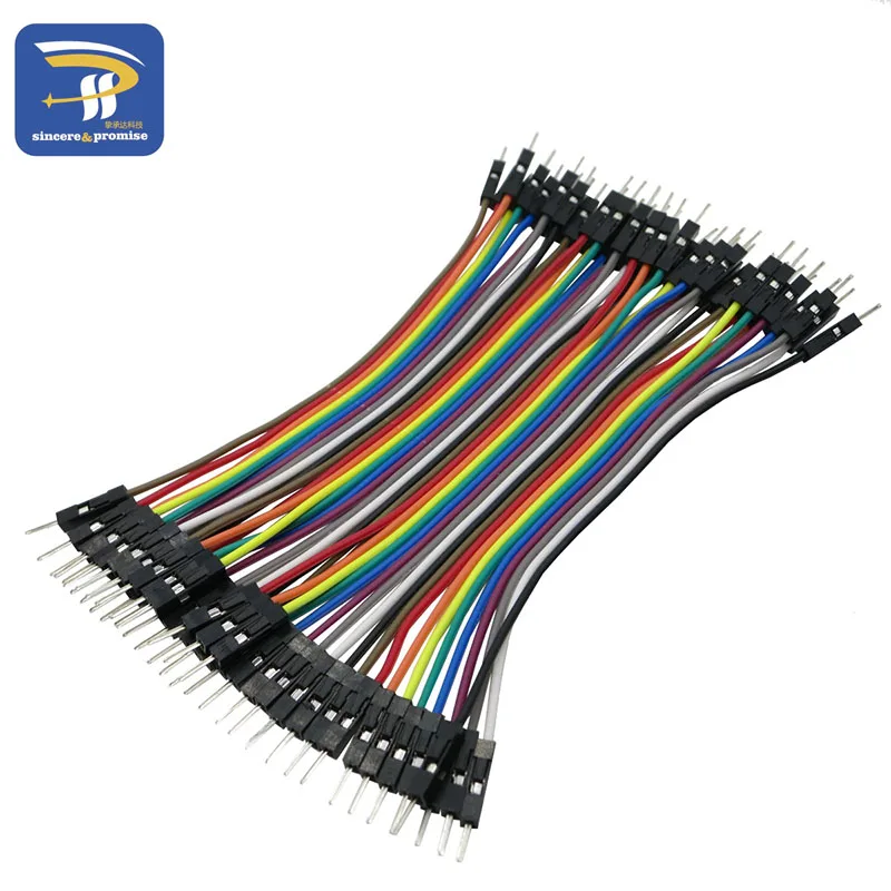 40 шт./лот 10 см 2 54 мм 1 контактный Джампер Папа папа кабель Dupont|jumper wire|lot lotlots cables |