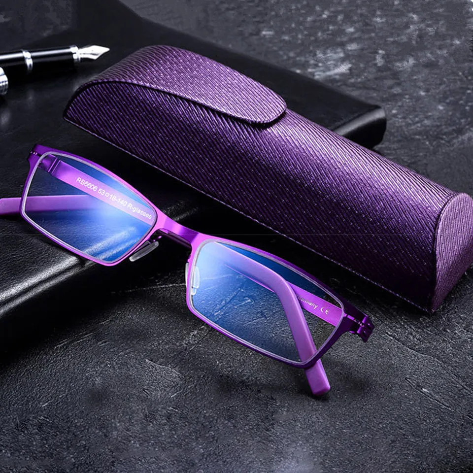 Очки для чтения с защитой от синего излучения мужские и женские полимерные