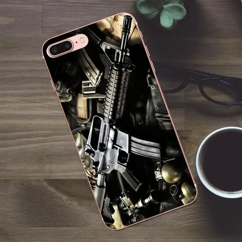 Мягкий чехол Bixedx с принтом тактическое снаряжение рисунок для Apple iPhone 4 4S 5 5C SE 6 6S 7 8