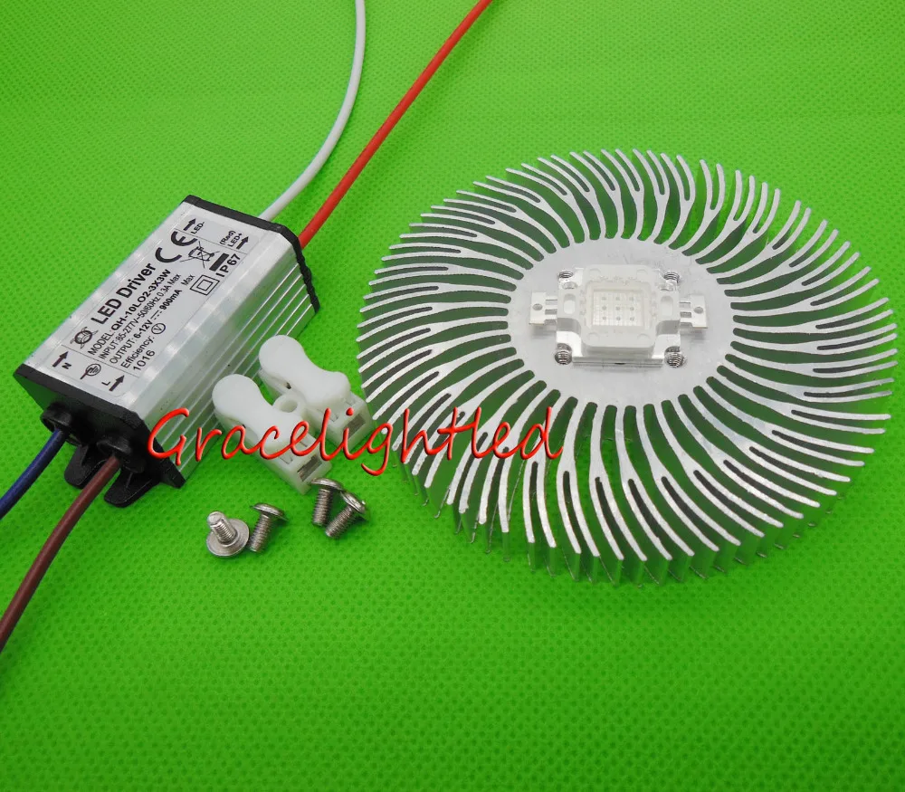 Светодиодный чип полного спектра 10 Вт UV 395 425nm IR 840 940nm теплый белый натуральный