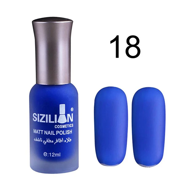 Nail Polish R Макияж 12 мл матовый тусклый лак для ногтей Быстросохнущий стойкий лак для ногтей матовый Гель-лак для ногтей профессиональный подарок для дизайна ногтей - Цвет: Nail Polish R