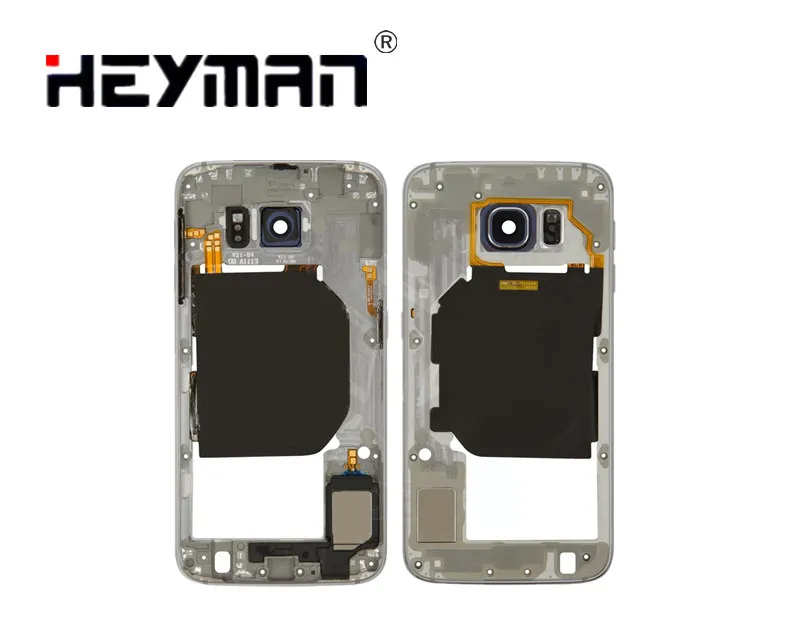 

Housing Middle Part For Samsung G920F Galaxy S6(black)Rear Housing Bezel Holder Frame Back Cover Case door Replacement parts