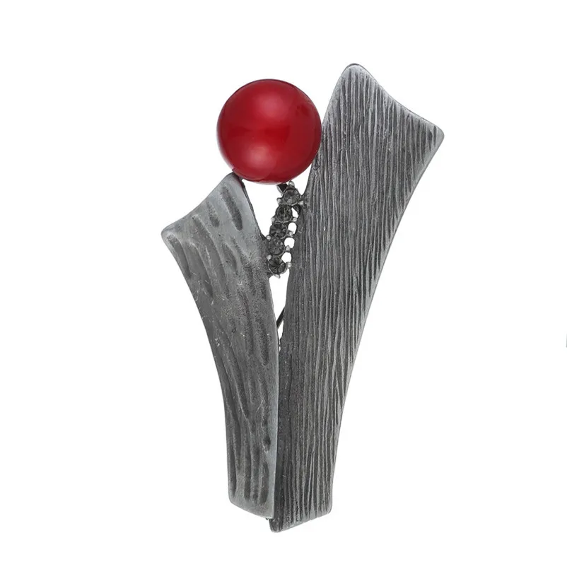 Адольф ювелирные изделия Винтажные бусины неправильной формы брошь для