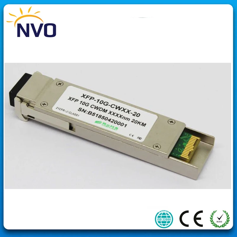 CWDM XFP LR 10 Гбит/с 20 км 1370нм ~ 1450нм модуль приемопередатчика двойной LC 10G нм без