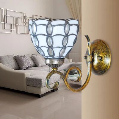 European Tianyuan Di Giovanni colored glass wall / mirror front lamp bedside aisle lighting fixtures YY027-6 |