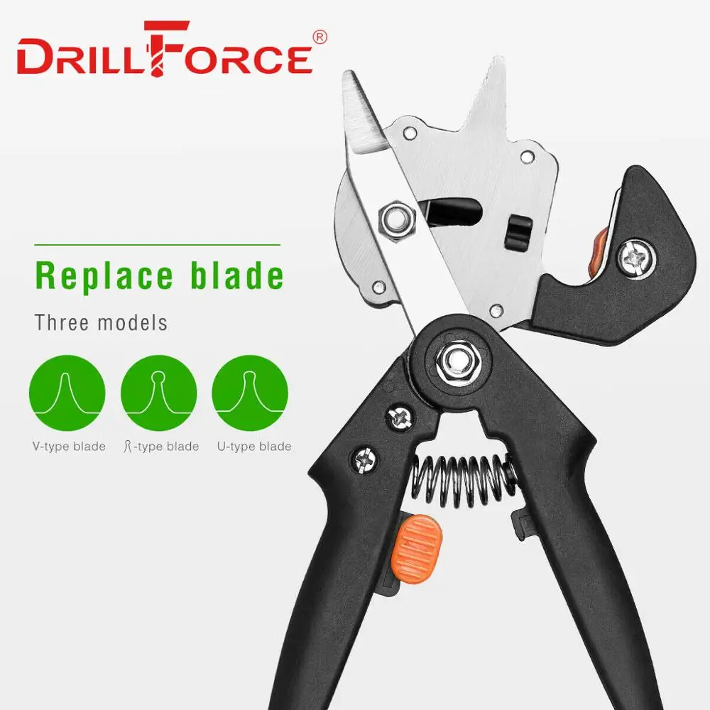 Drillforce садовые инструменты прививочный секатор измельчитель вакцинация резка