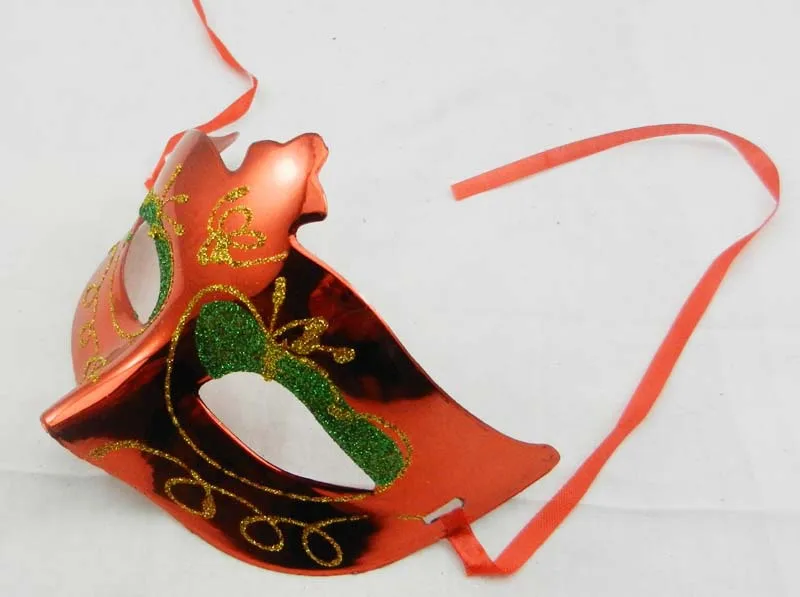 10 шт. гальваническое покрытие цветной рисунок или узор маска для красоты глаз