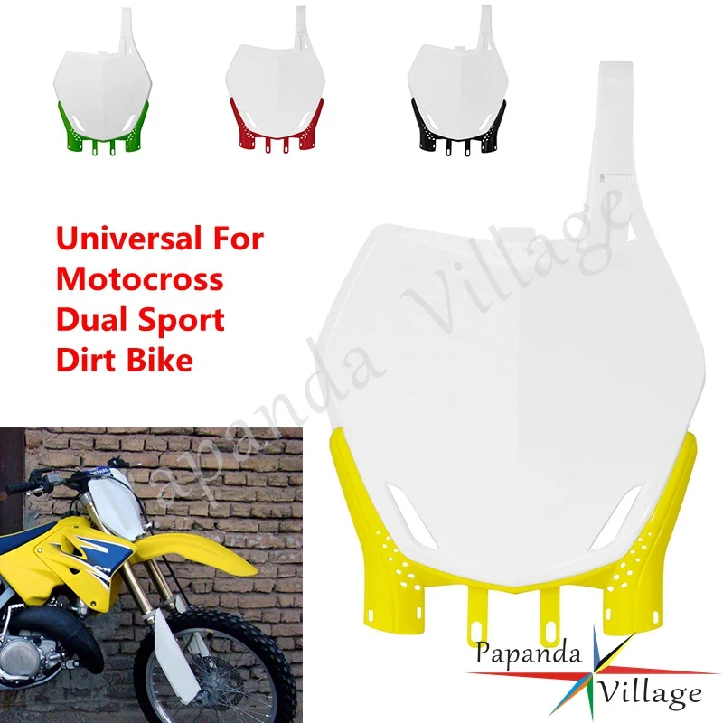 Передняя пластиковая накладка на номерной знак для мотоцикла YAMAHA KAWASAKI SUZUKI HONDA CRF100
