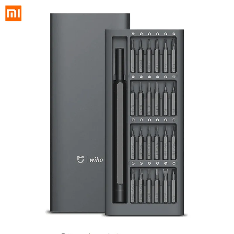 Оригинальный комплект отверток 24 в 1 Xiaomi Mijia Wiha 60HRC магнитные биты Home Kit ремонтные