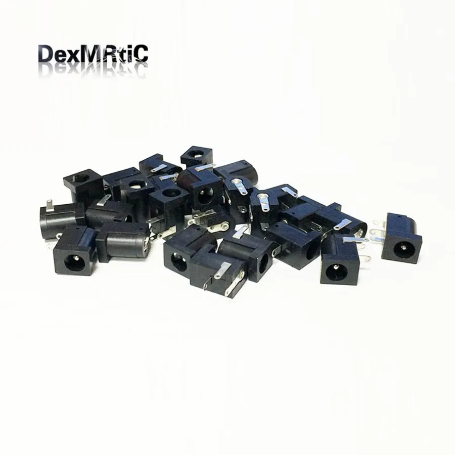 100 шт. DC разъем питания 5 5*2 1 мм DC2.1 30V 0.5A Круглый контактный НОВАЯ оптовая цена |