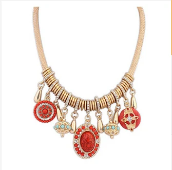 Женское винтажное ожерелье с подвеской в виде цветка розы|necklace wholesale|necklace womenvintage