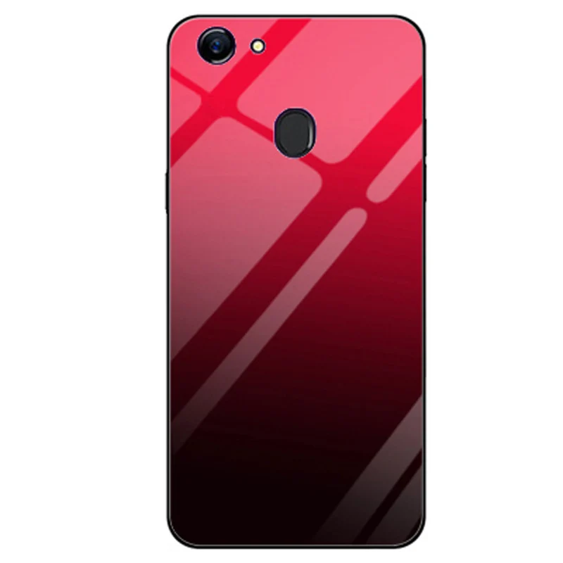 For OPPO F5 case F 5 6.0&quot Starry sky tempered Glass + TPU Edge Thin Hard Back Cover Youth F5Youth bumper cases | Мобильные