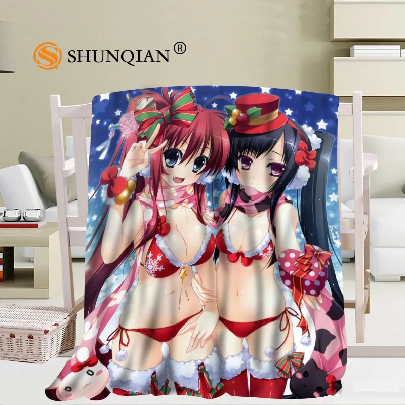 Economici Personalizzato Anime Natale Coperta Morbida Fai Da Te La Tua Foto Decorazione Camera Da Letto Dimensioni 56x80 Pollici, 50X60Inch,40X50Inch A7.10