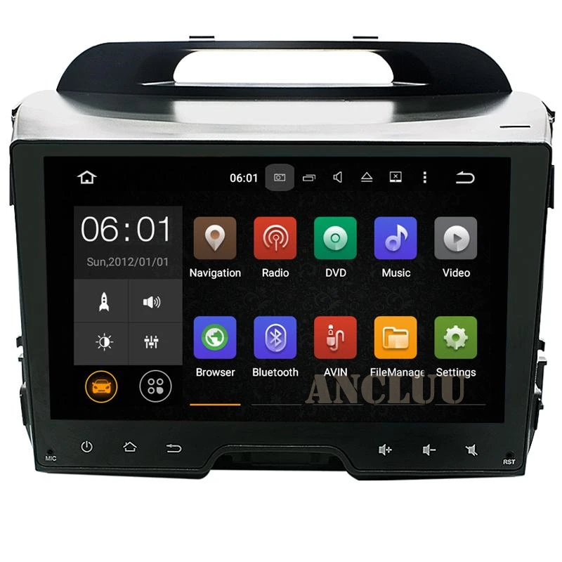 9 дюймов 2 Din Android Автомобильный gps навигатор для KIA sportage r/Sportage 2010 2011 2012 2013 2014 2015