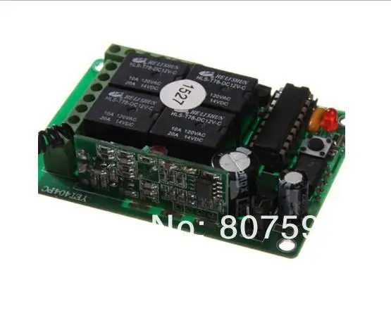 Горячая DC 12V 10A 4 Каналы обучающий код RF Беспроводной дистанционного Управление