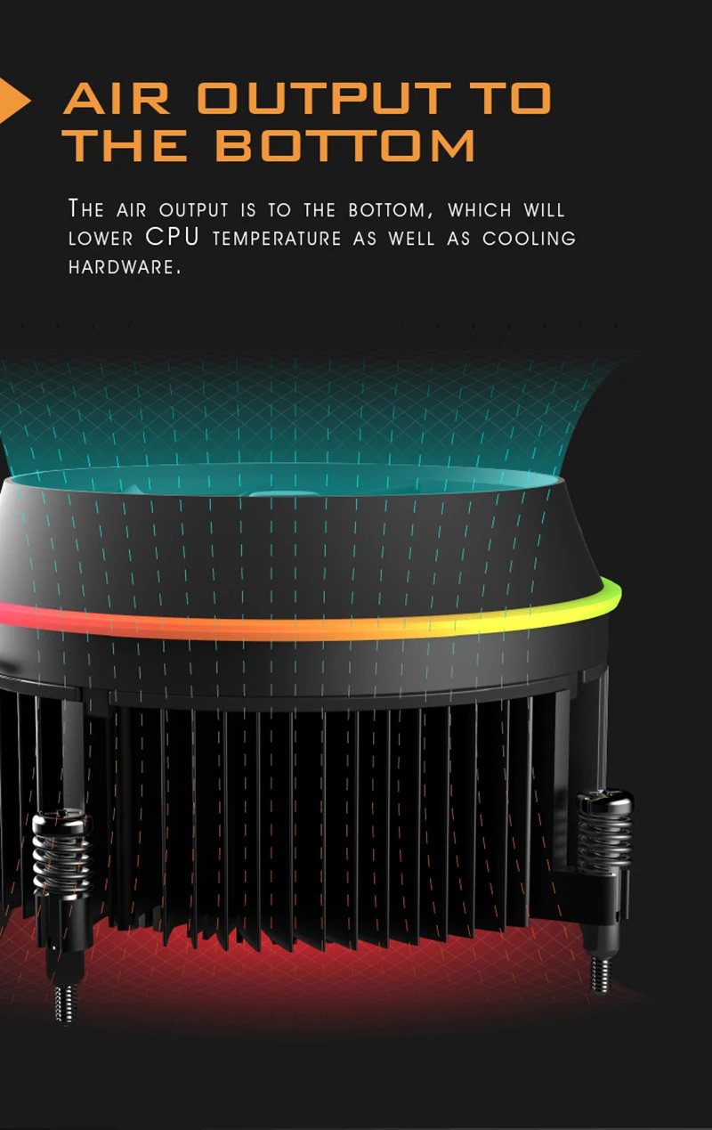 Darkflash Aigo shadow тепловые трубки процессор кулер радиатор AMD Intel тихий 4Pin PC процессор Охлаждающий радиатор вентилятора вентилятор LGA 115X