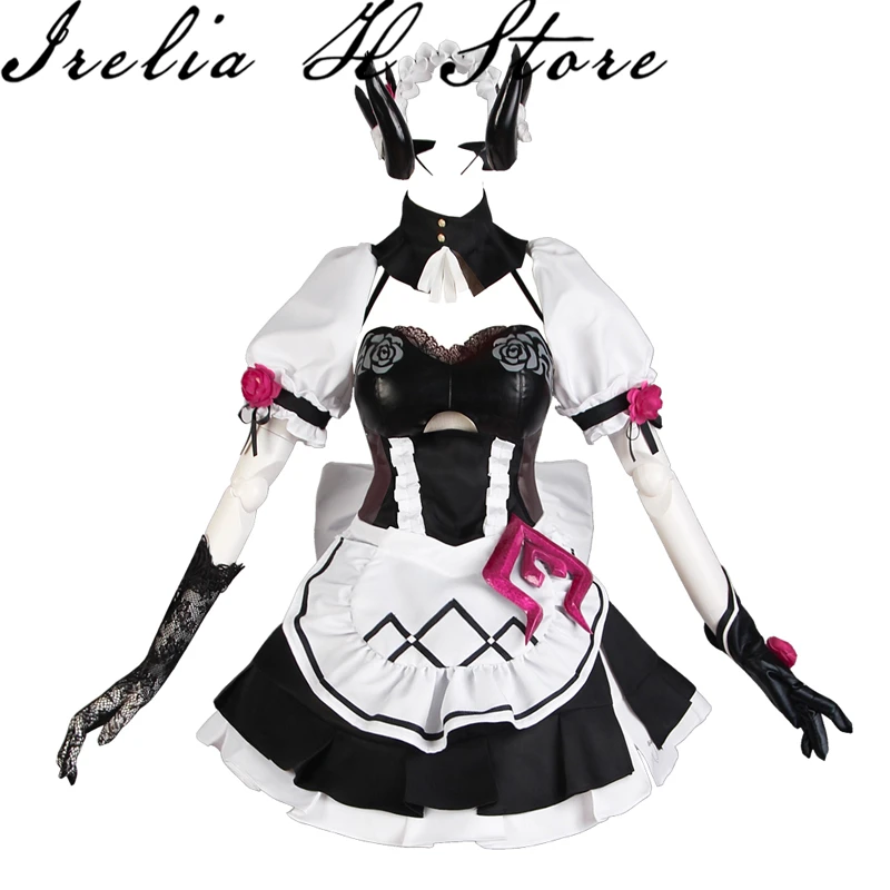 {Сток} Honkai Impact 3 Rita Rossweisse маскарадный костюм Валькирия Черная роза платье горничной для женщин
