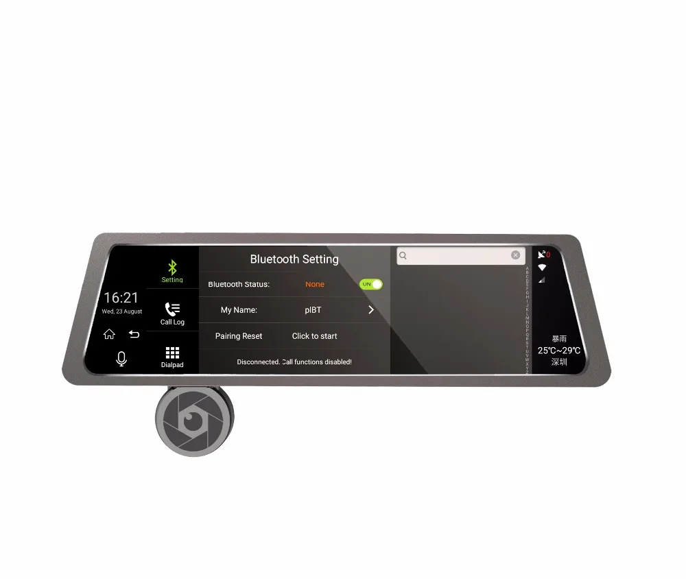 AZGIANT Car DVR видеорегистратор 10 &quotПолный сенсорный экран 4G WiFi Android GPS навигаторы FHD