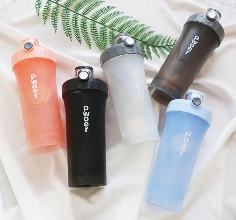 Новая модная бутылка для воды Шейк стаканчик пластиковая Спортивная леди дети