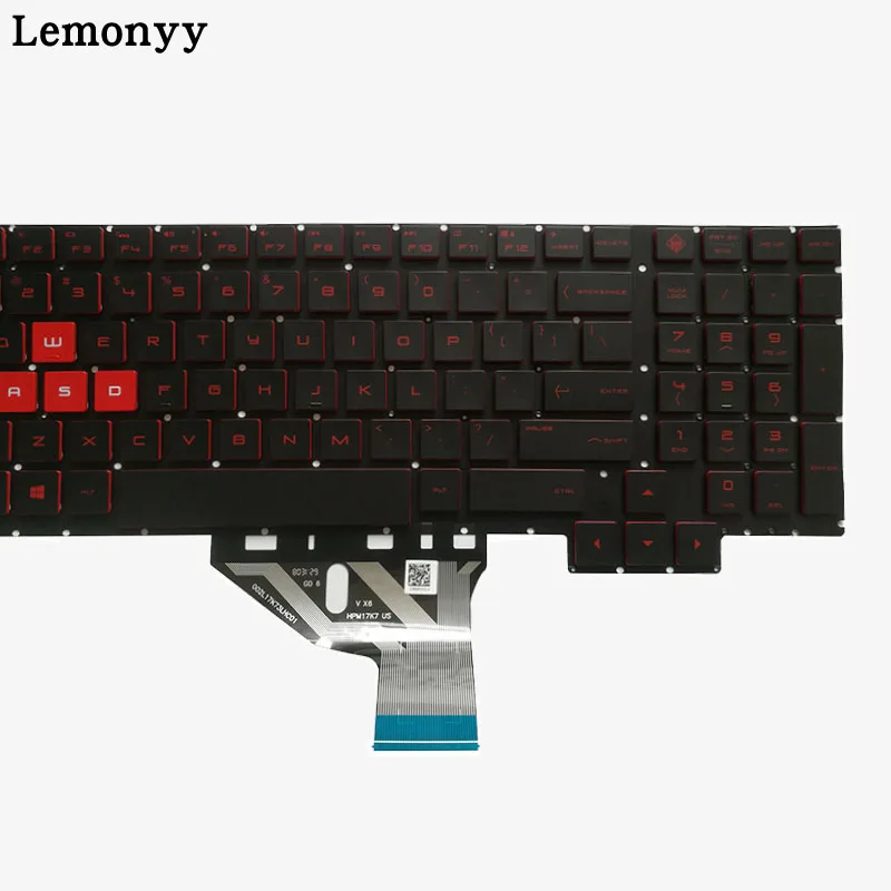 Новая клавиатура для ноутбука США для hp Omen 15-CE020CA 15-CE008CA 15-CE004NA 15-CE017NA 15-CE019NA 15-CE025TX с подсветкой 15,6"