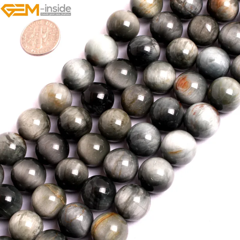 Бусины из натурального камня 4 мм Орлиный глаз Сокол 15 дюймов|stone beads|beads for jewelry