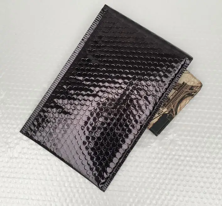 20 шт./партия, 20x28 см, большая черная упаковка, металлическая пузырьковая упаковка для посылок, Подарочная сумка, алюминиевая фольга, уплотнения, пузырьковый конверт, Подарочная сумка, использование 18x28 см - Цвет: 20x28cm