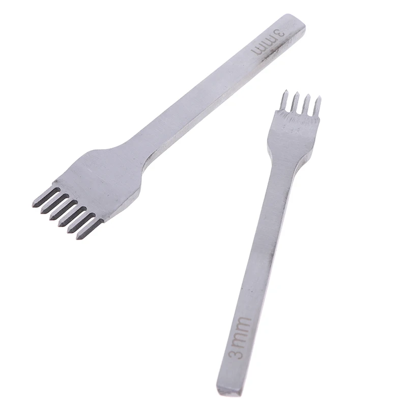 Инструмент для рукоделия 1 2 4 6 зубец дырокол инструмент долото шт. 3 мм/0 12