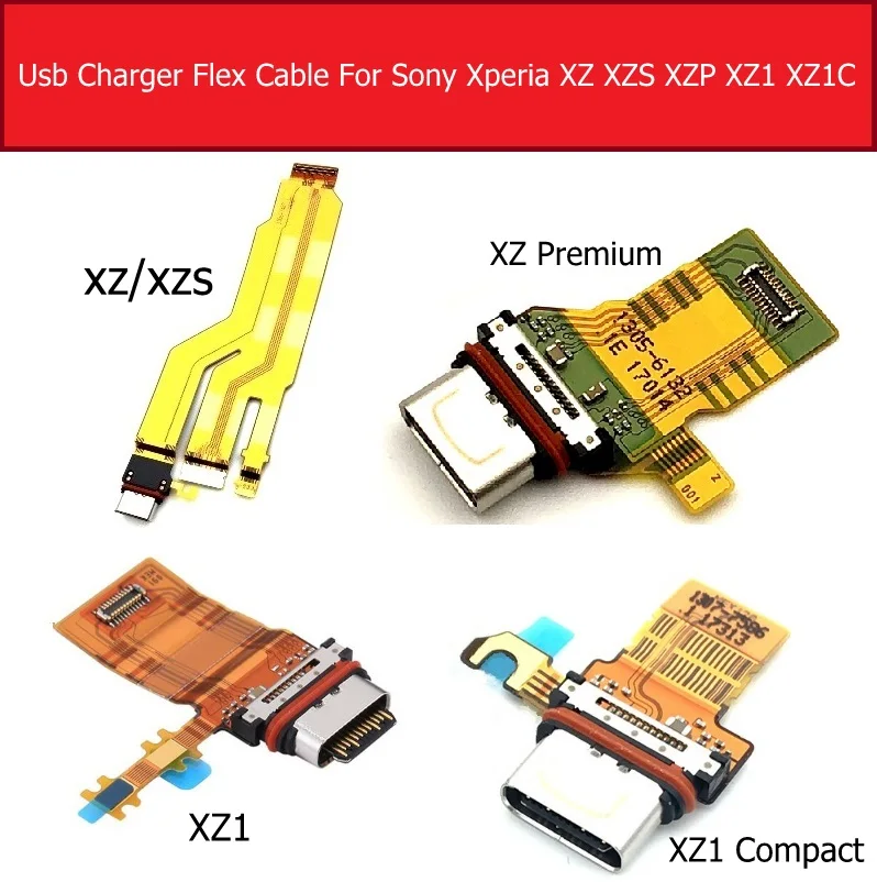 

USB Charging Port Connector Board For Sony Xperia XZ/ XZS/XZ Premium XZ1/XZ1 Compact mini Charger Dock Socket Module Flex Cable