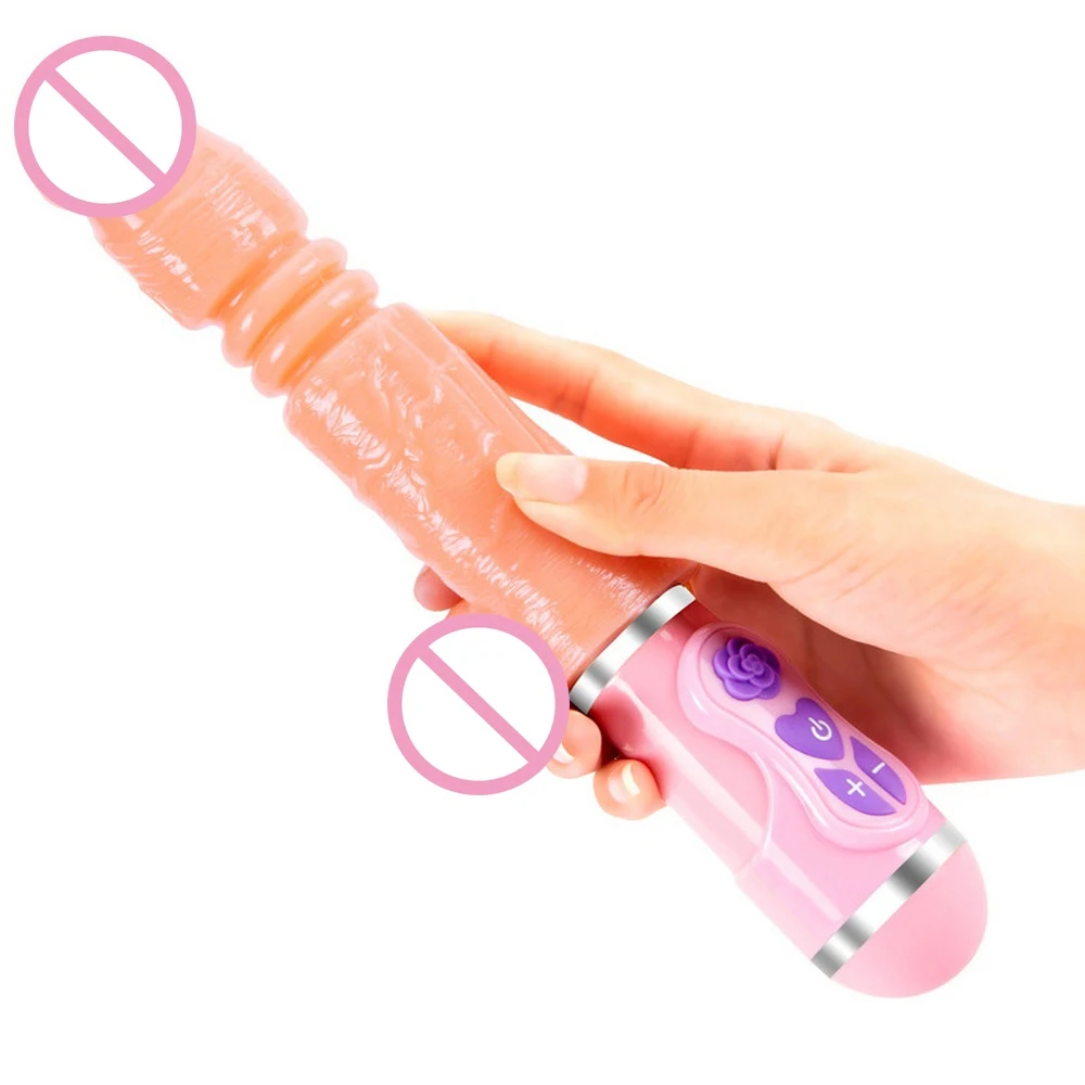 Реалистичный фаллоимитатор вибратор с зарядкой через USB автоматический