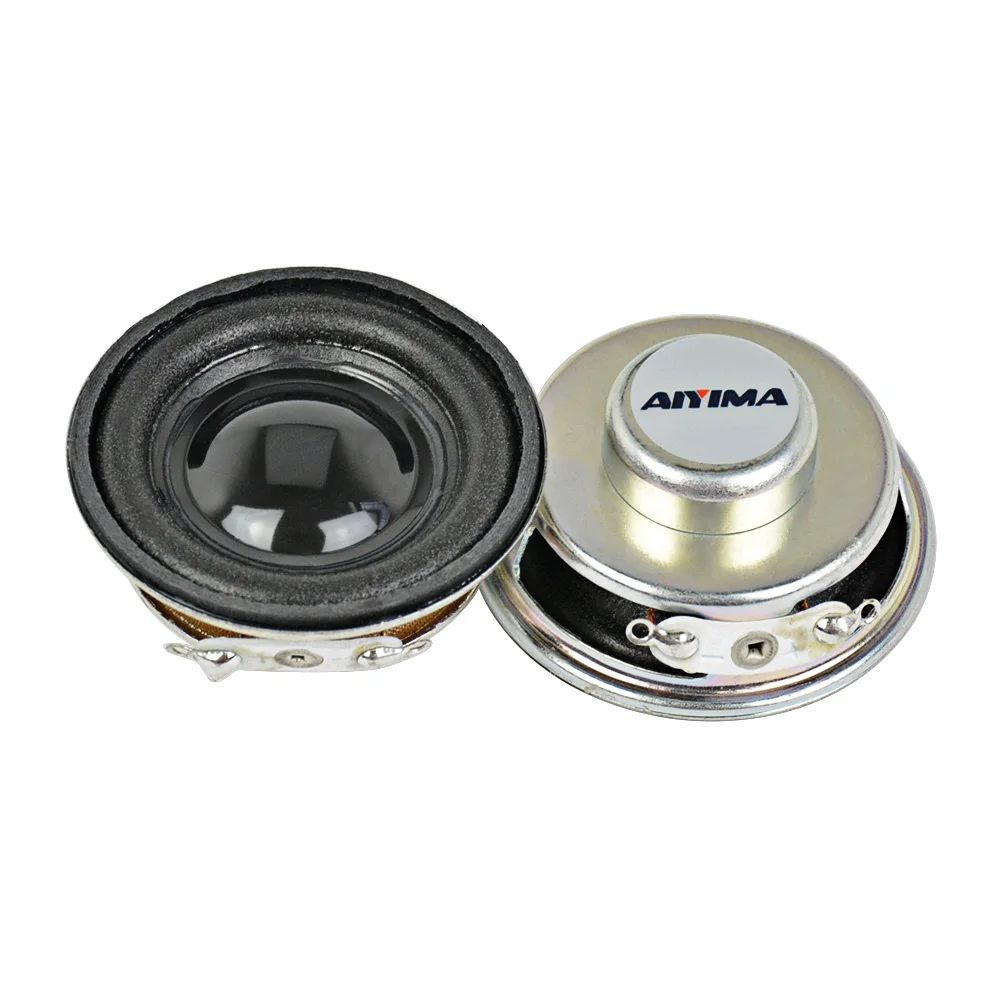 AIYIMA 2 шт 1,5 дюймов 40 мм мини портативный динамик s 4ohm 3 Вт полночастотный стерео звук маленький Hifi динамик