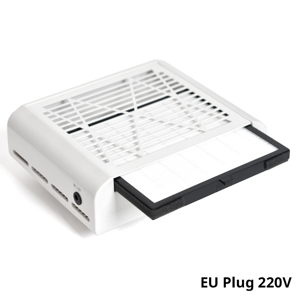 220V EU Plug KADS пылесборник для ногтей вакуумный очиститель пор оборудование для дизайна ногтей пылесос для ногтей - Цвет: 220V EU Plug