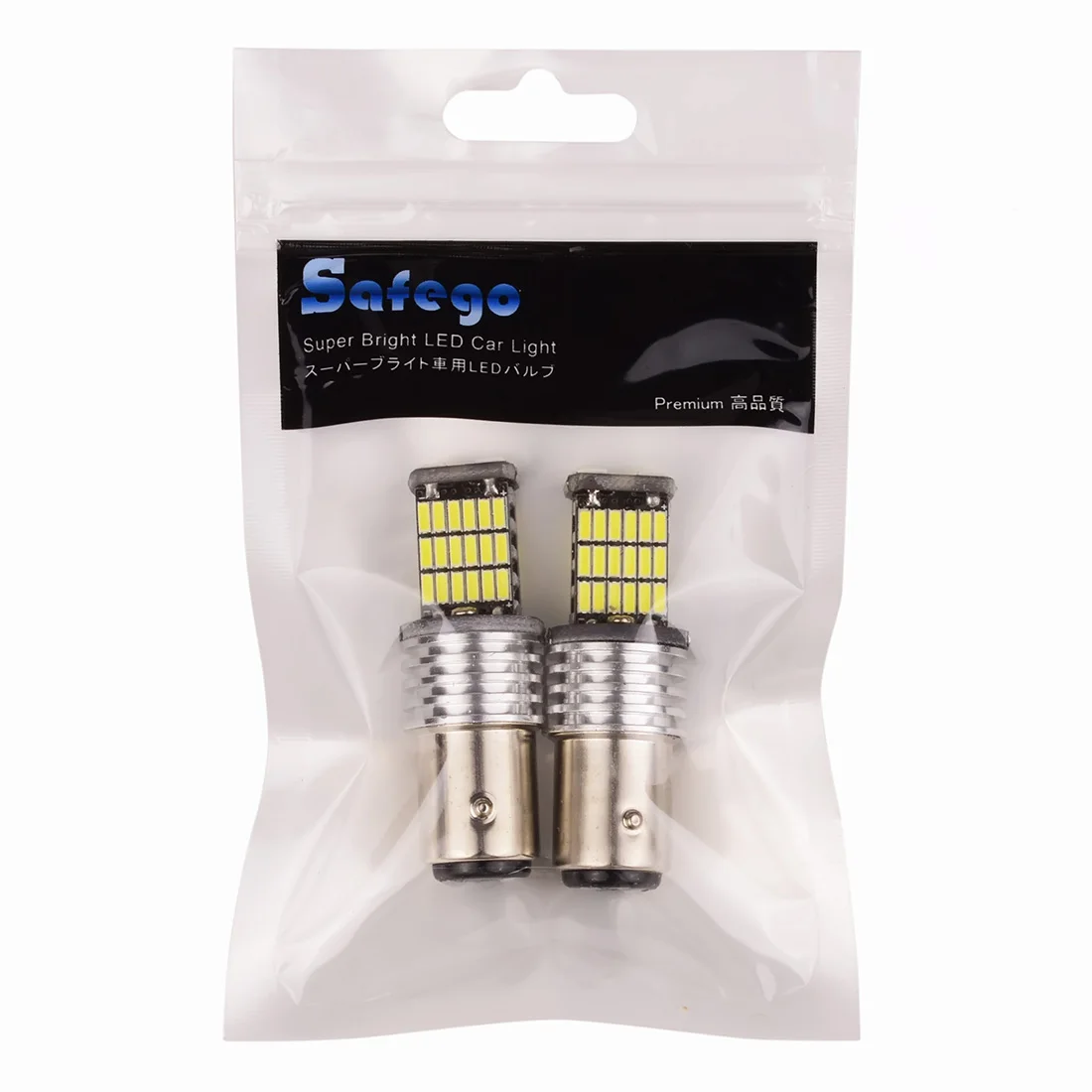 Safego 2x1157 светодиодный лампы Canbus без ошибок чрезвычайно яркие BAY15D 4014 45SMD для