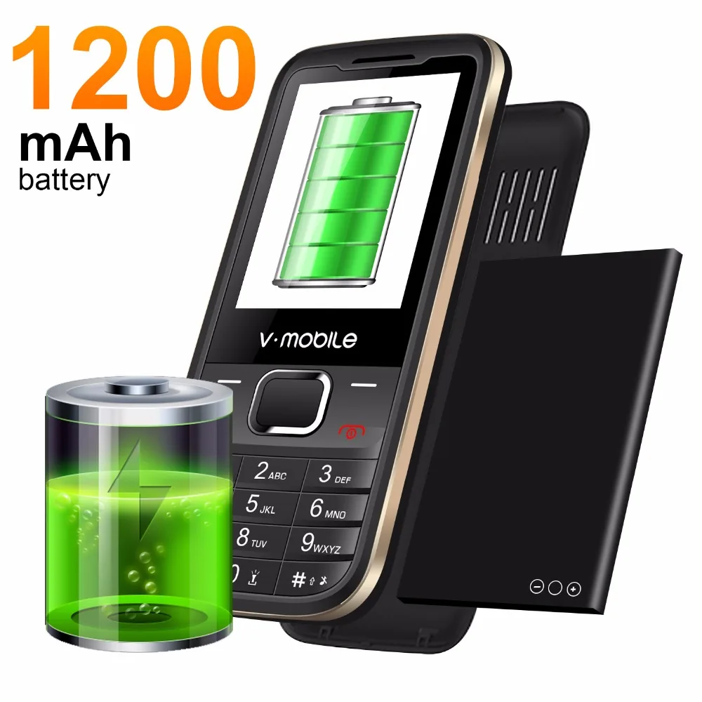 2G GSM 2 4 &quotDual Sim MP3/MP4 плеер видео GPRS Bluetooth 1200 мАч Клавиатура Кнопка мобильный телефон