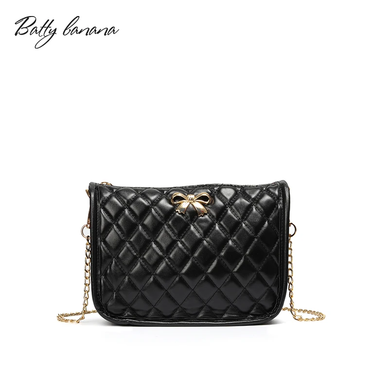 Женские сумки через плечо BATTY BANANA однотонные с цепью и бантом 2019 | Багаж