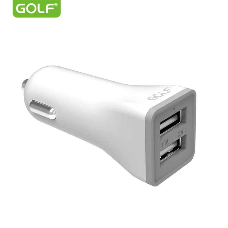 Автомобильное зарядное устройство с двумя USB портами 2 А 1 для iPhone 6 7 8 X XS Max Samsung S7 S8